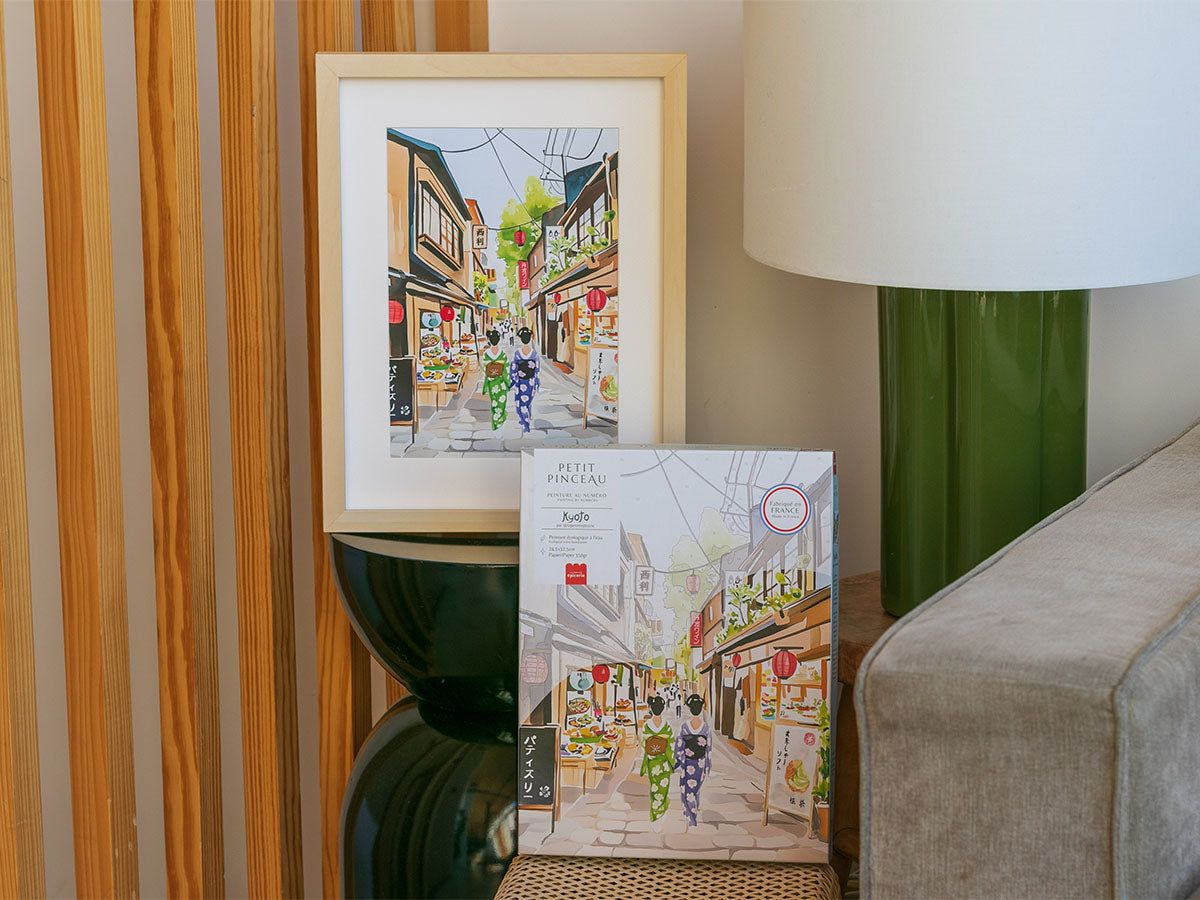 Achat Coffret peinture au numéro - Petit Pinceau Kyoto par La Petite Epicerie
