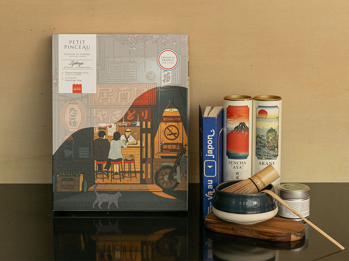 achat Coffret peinture au numéro - Petit Pinceau Izakaya par Eloze & Matthieu Verlaine