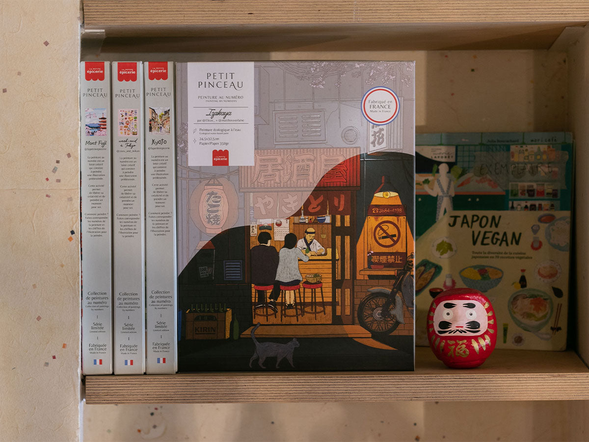 achat Coffret peinture au numéro - Petit Pinceau Izakaya par Eloze & Matthieu Verlaine