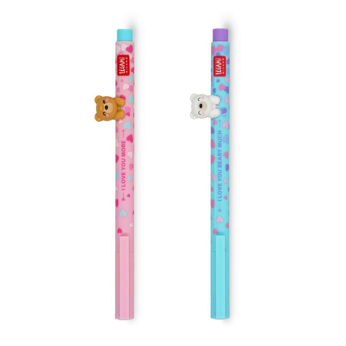 Achat Set de 2 Stylos à Encre Gel - Beary in Love - Legami