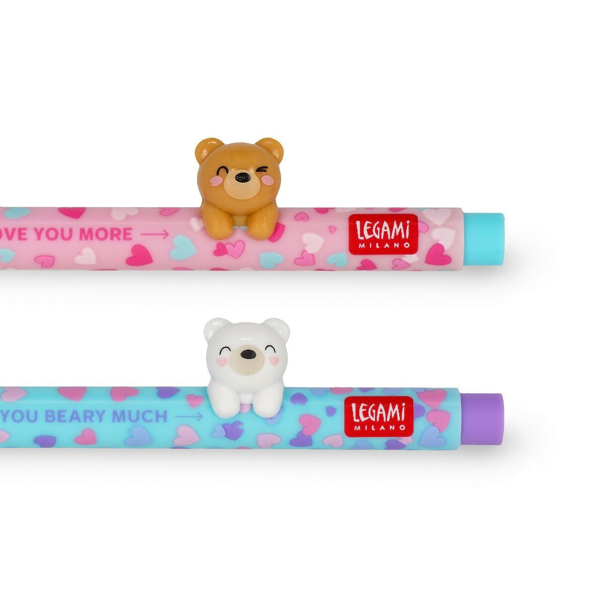 Achat Set de 2 Stylos à Encre Gel - Beary in Love - Legami