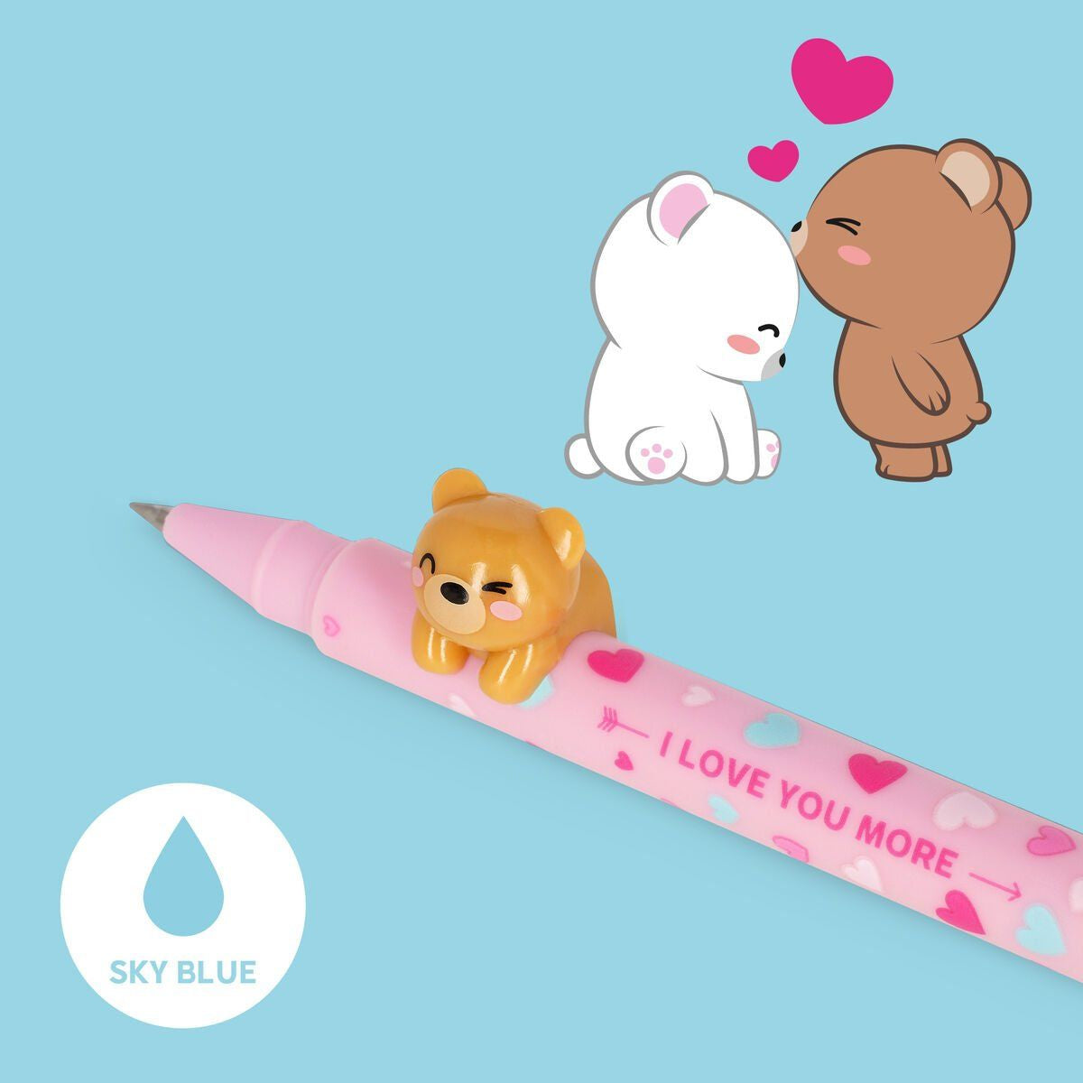 achat Set de 2 Stylos à Encre Gel - Beary in Love - Legami