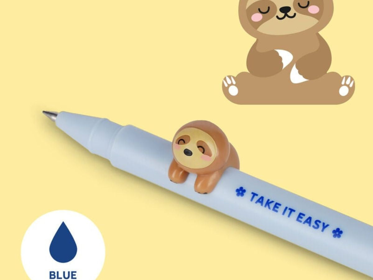 achat Stylo à Encre Gel Lovely Paresseux Friends - Legami