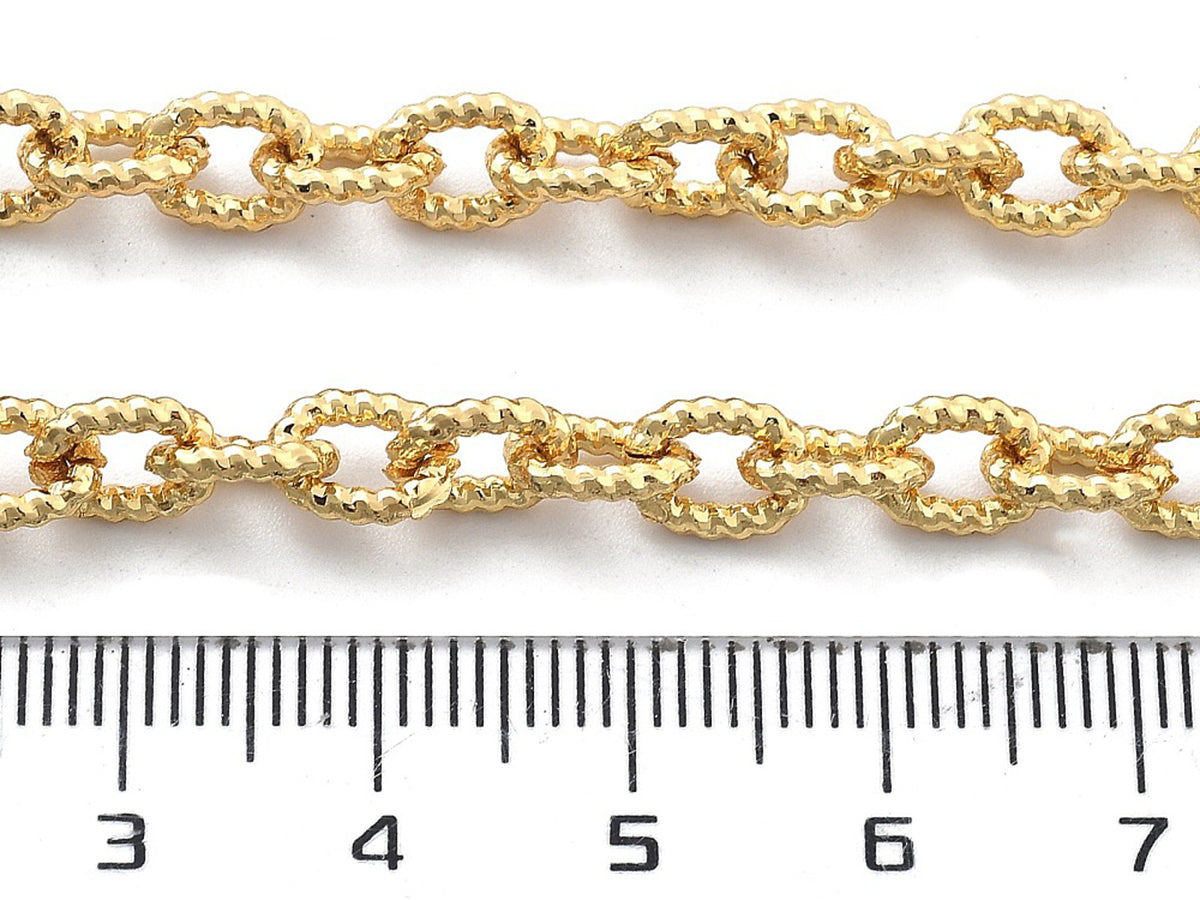 achat Collier chaîne câble en laiton doré à l’or fin