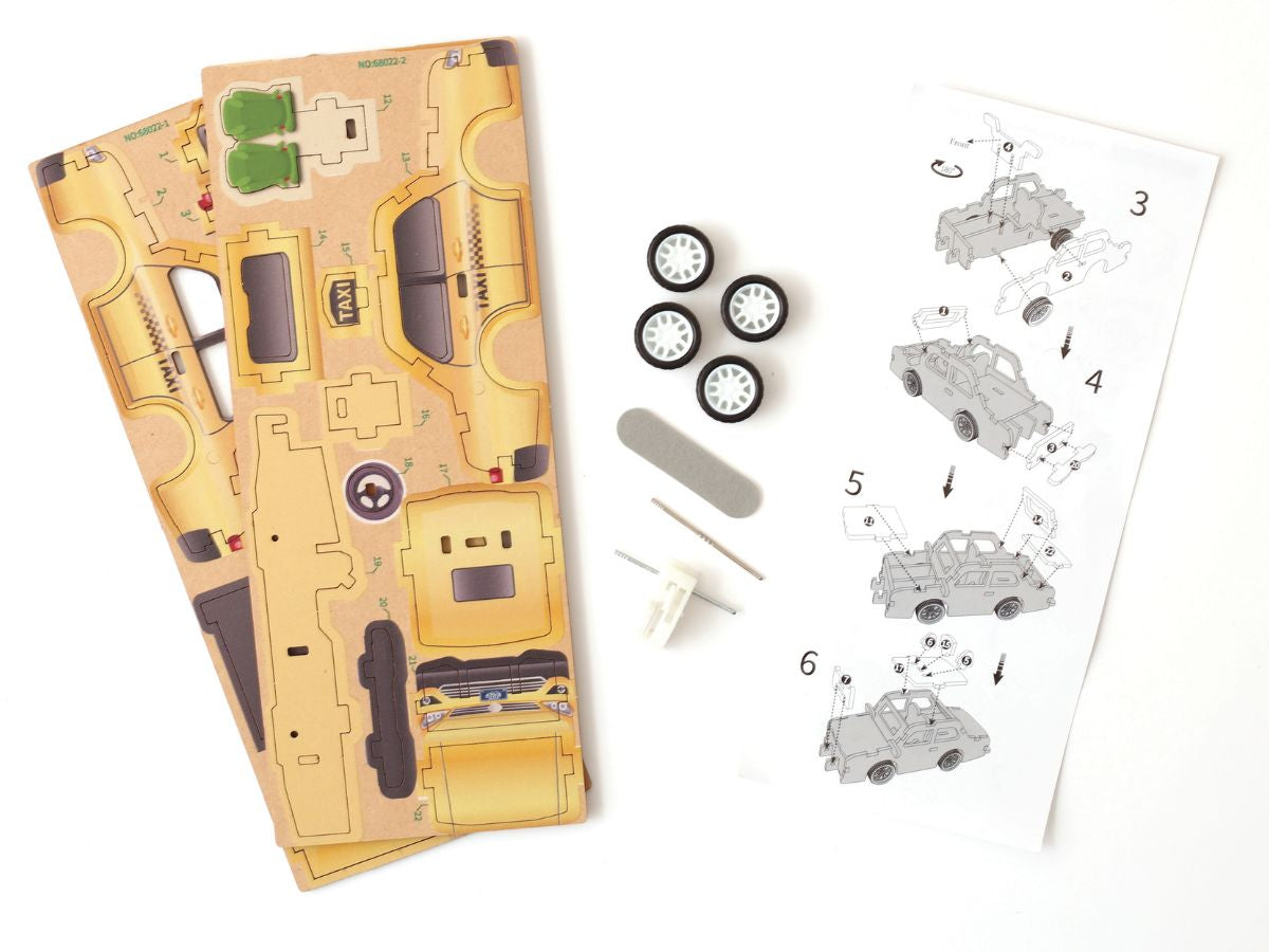 achat Maquette 3D Bois - Taxi