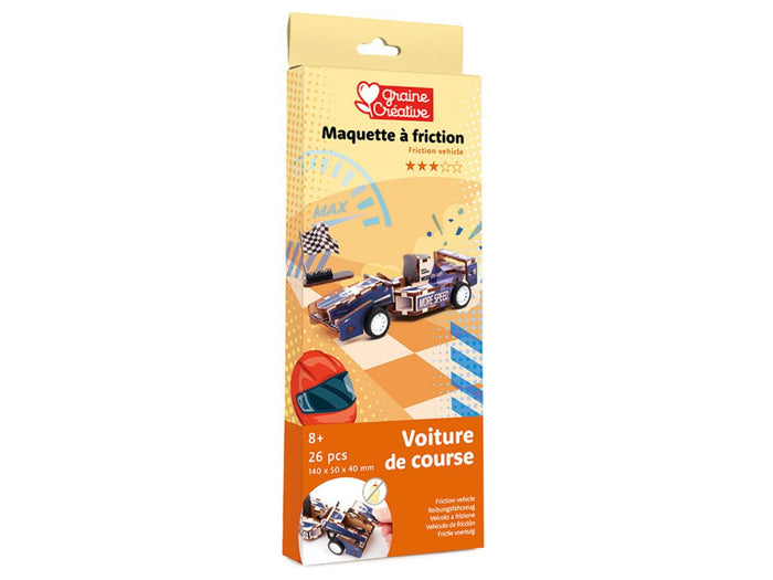 Achat Maquette 3D Bois - Voiture de course à construire