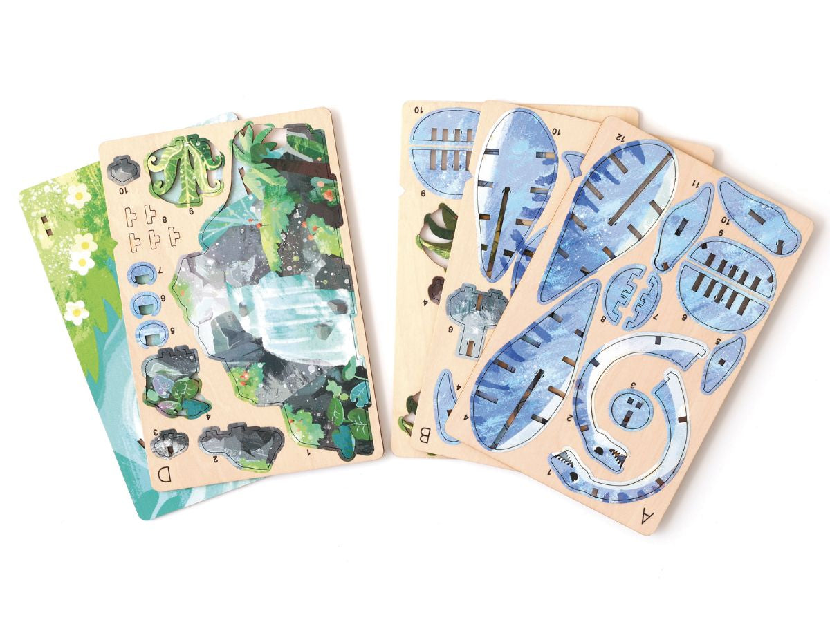 achat Maquette en bois 3D - Plésiosaure