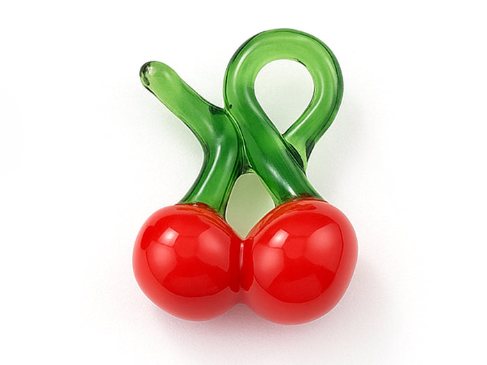 Achat Pendentif cerise en verre