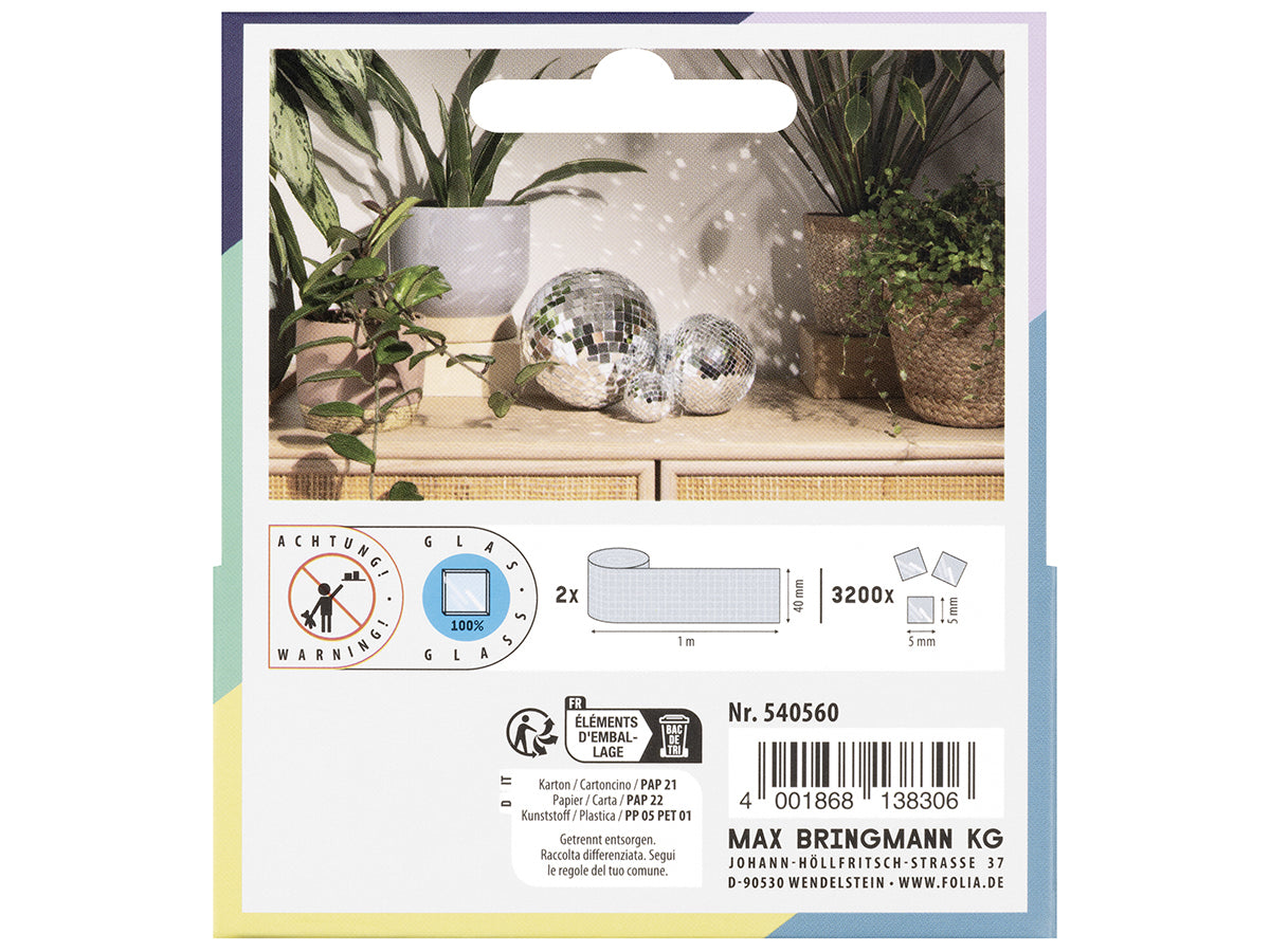 Achat Rouleaux de mosaïque miroir taille S