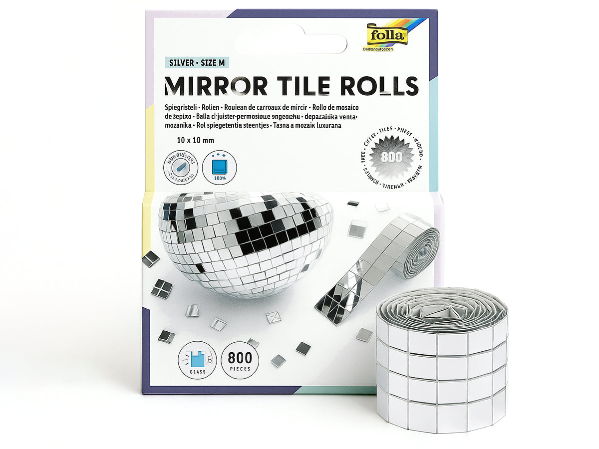 Achat Rouleaux de mosaïque miroir taille M