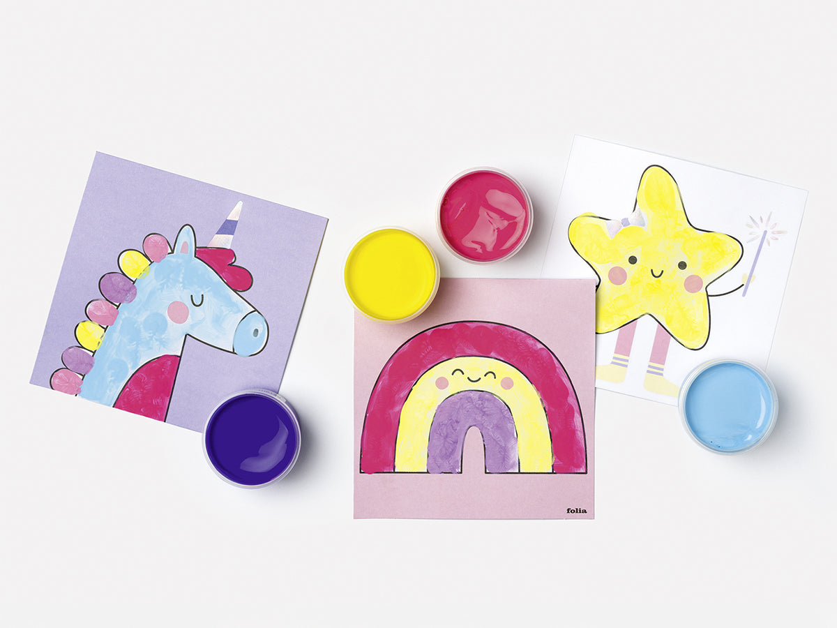 achat Kit de peinture aux doigts pour enfant -  Sweet Rainbow