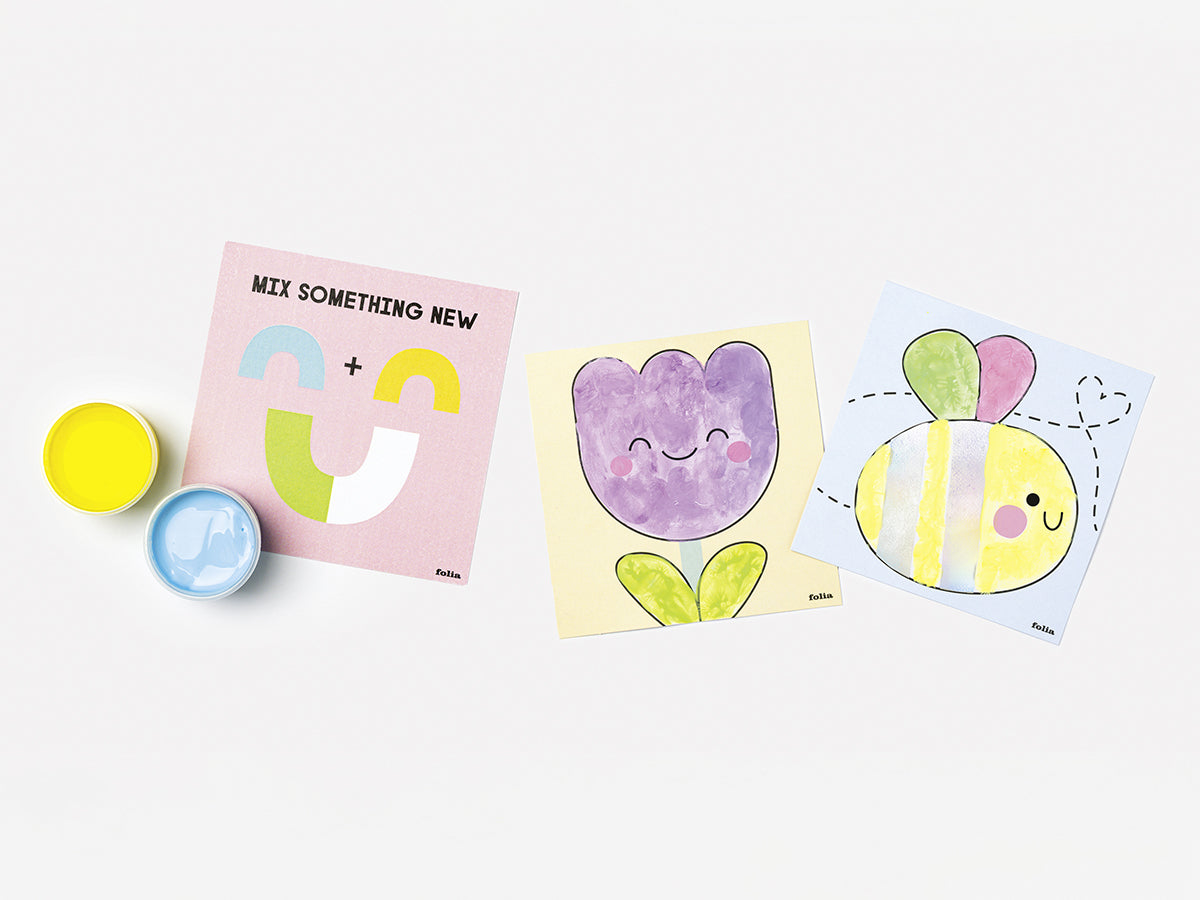 achat Kit de peinture aux doigts pour enfant -  Sweet Rainbow