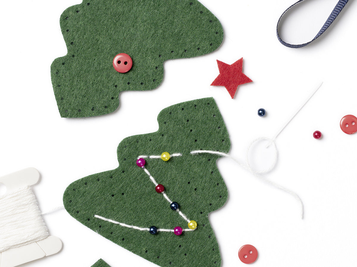 achat Mini kit de feutrine pour créer un sapin de Noël décoratif
