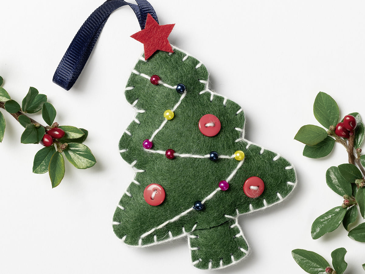achat Mini kit de feutrine pour créer un sapin de Noël décoratif