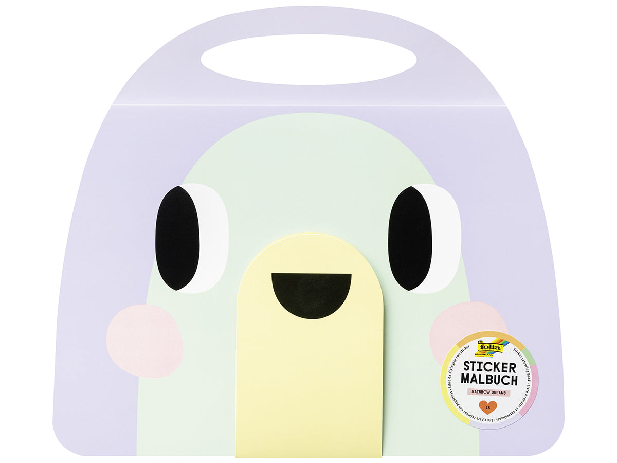 Achat Cahier de coloriage avec stickers - Rainbow dreams