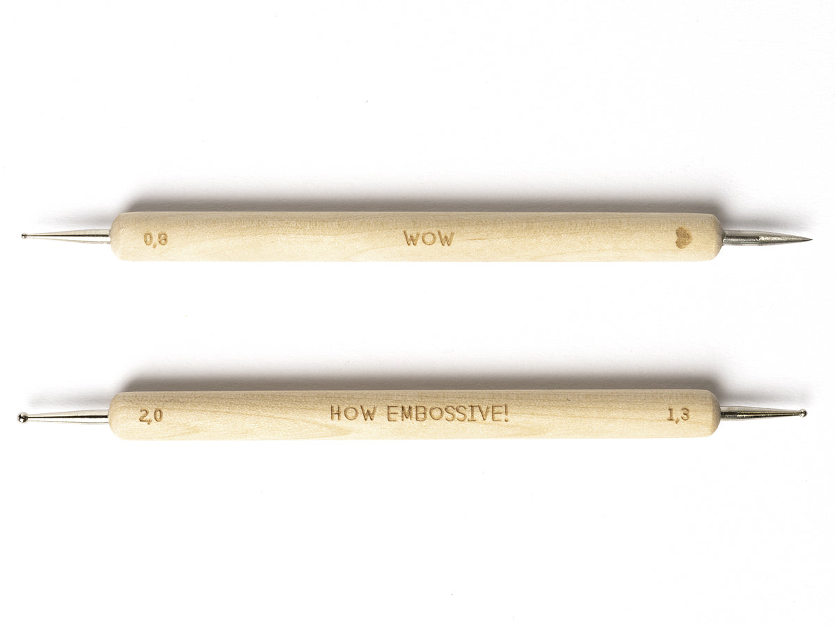 Achat Stylos à embosser et à piquer - Lot de 2