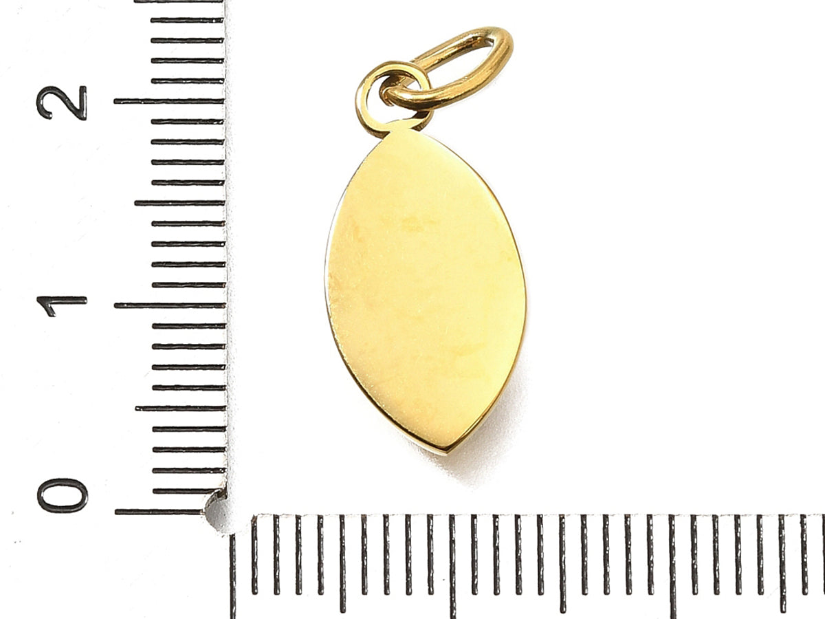 Achat Pendentif œil en acier inoxydable 304 doré à l’or fin