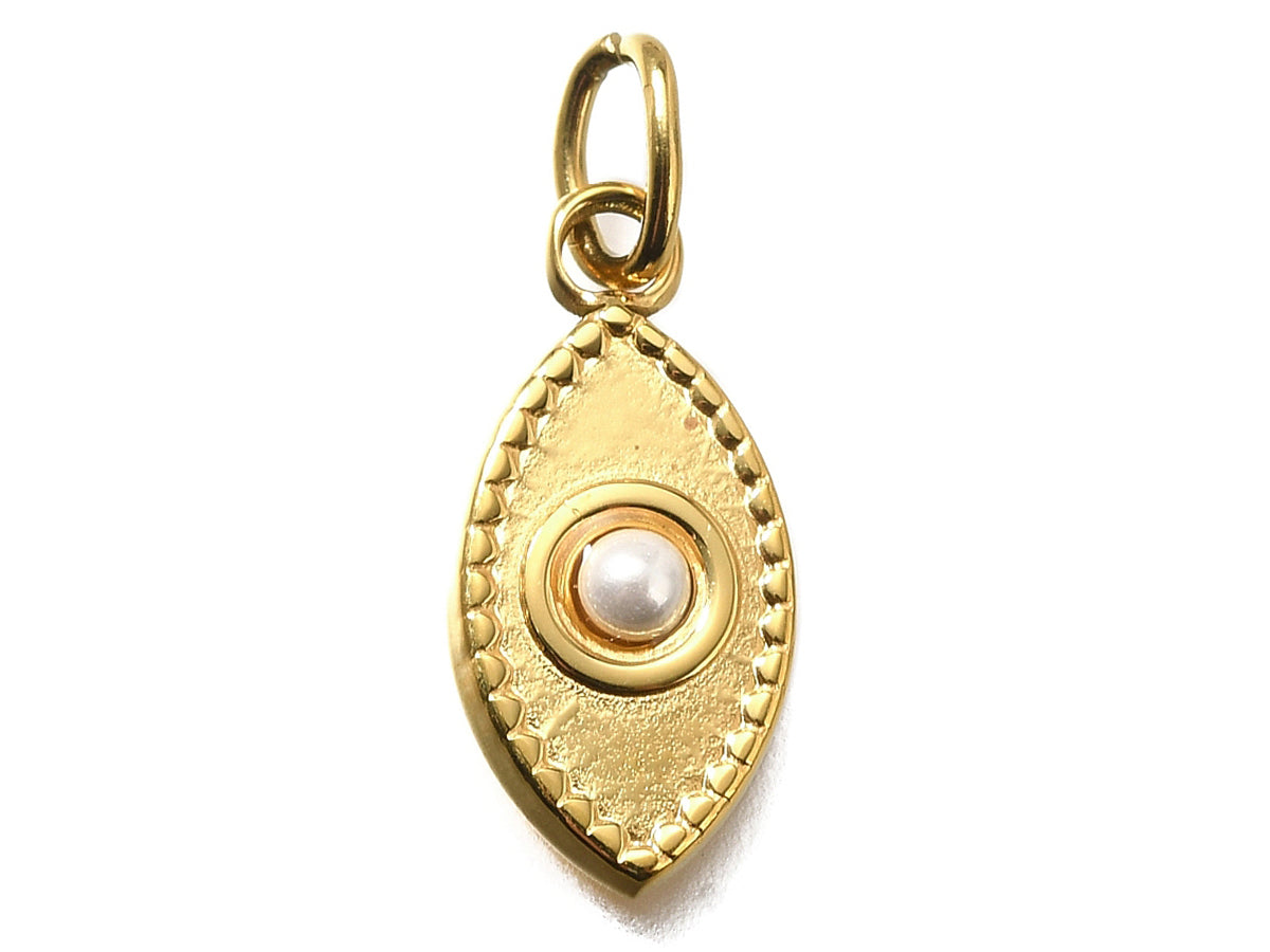 achat Pendentif œil en acier inoxydable 304 doré à l’or fin