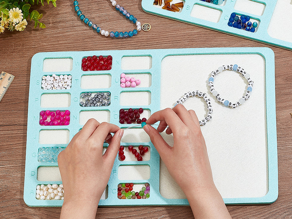 achat Planche à perles rectangulaire en feutrine