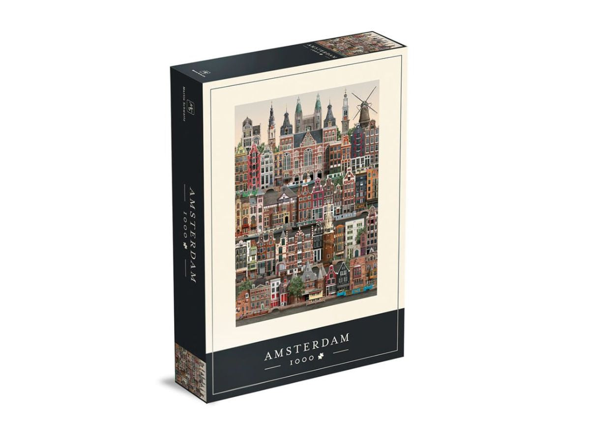 Achat Puzzle 1000 pièces Amsterdam - Martin Schwartz - Vue architecturale