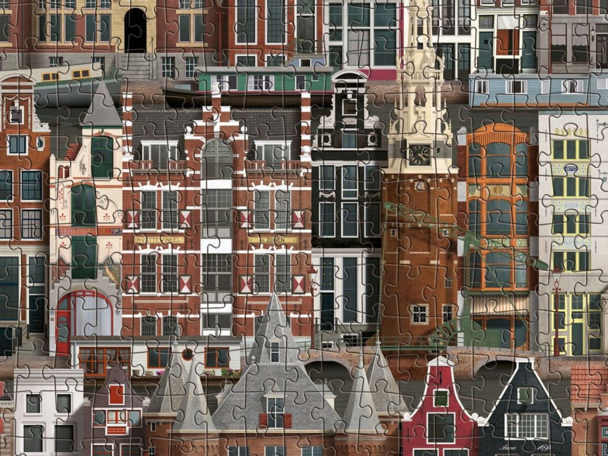achat Puzzle 1000 pièces - Amsterdam - Martin Schwartz