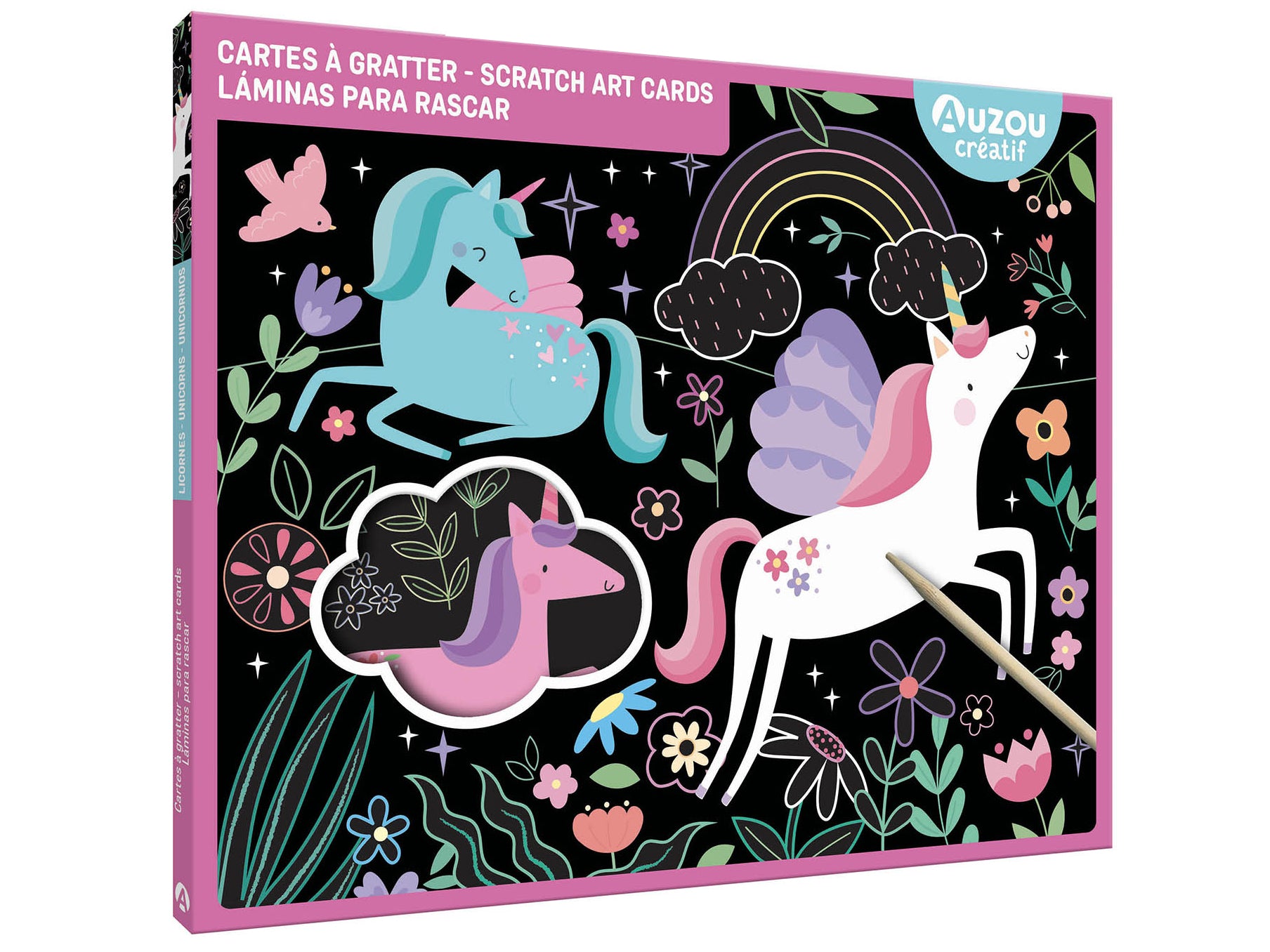 Achat Ma pochette d’artiste – Mes cartes à gratter licornes