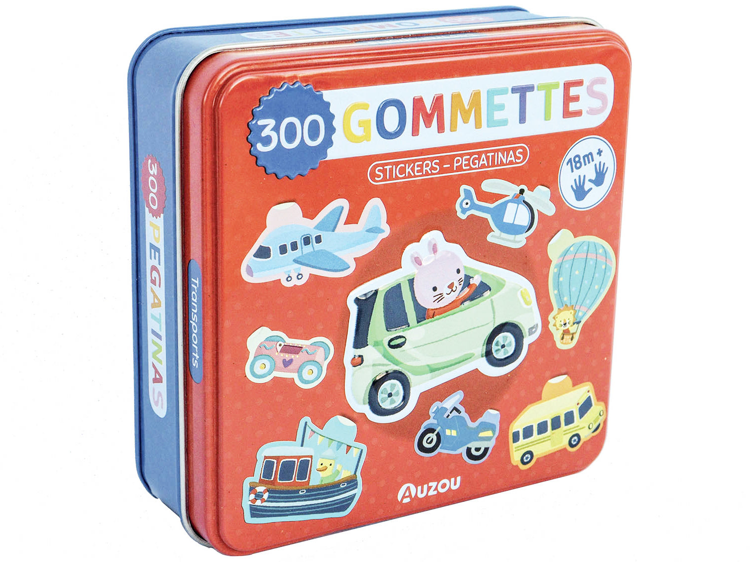 Achat Boîte de gommettes métal – Les transports