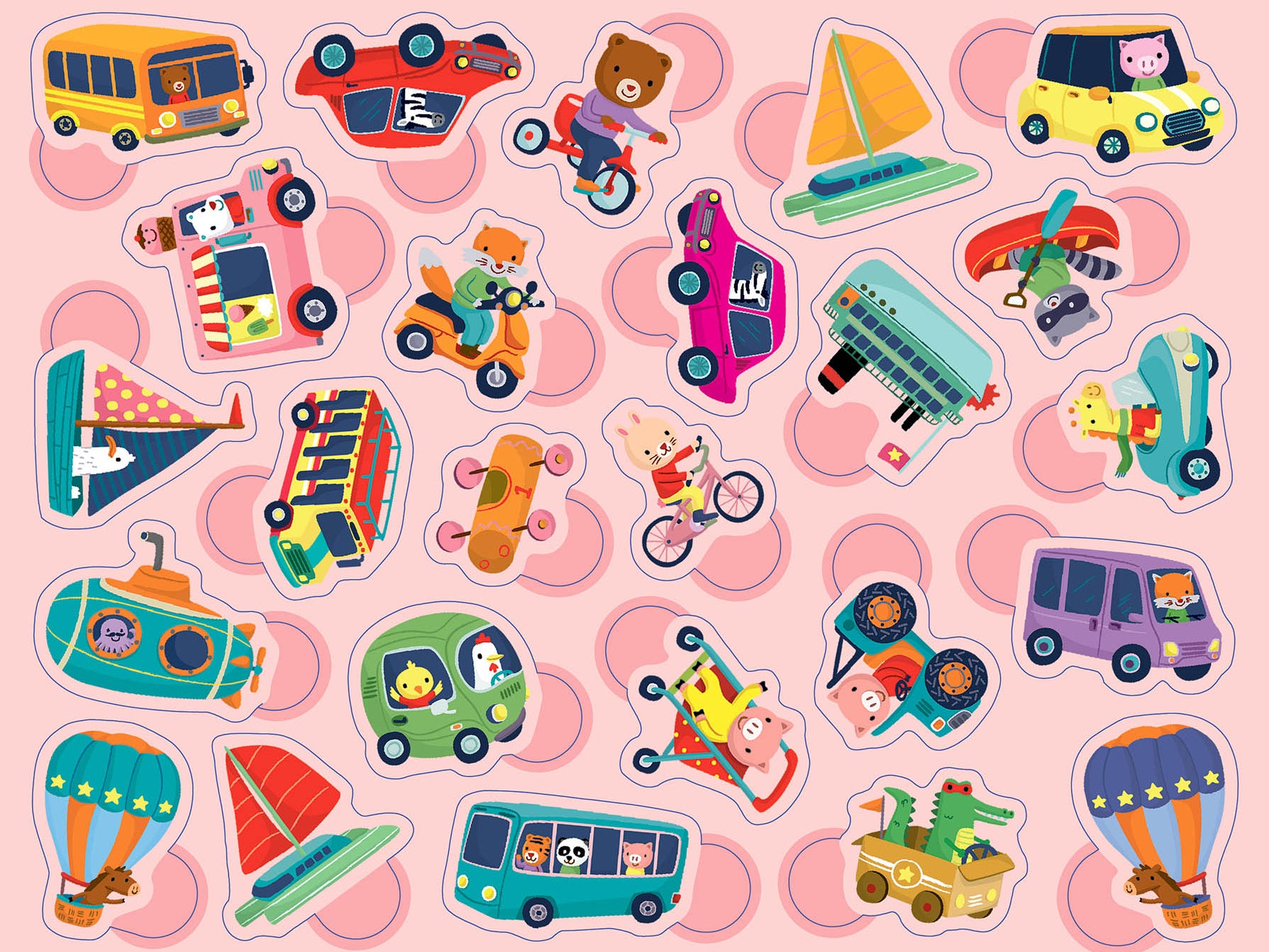 achat Boîte de gommettes métal – Les transports