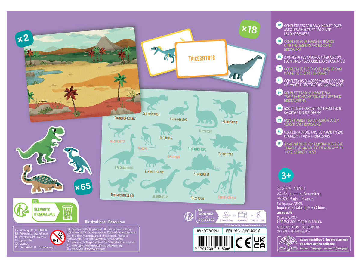 achat Mon petit coffret aimanté – Les dinosaures