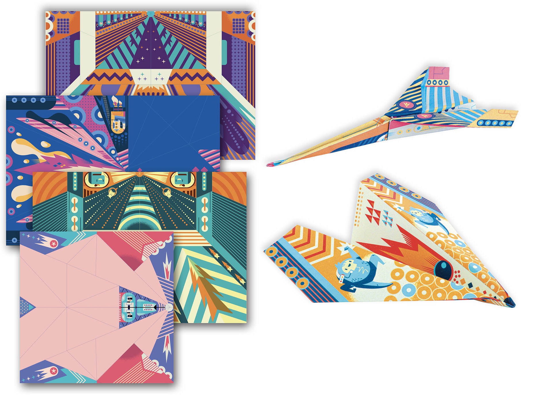 Ma pochette d'artiste – Avions en papier Auzou – 20 avions ans