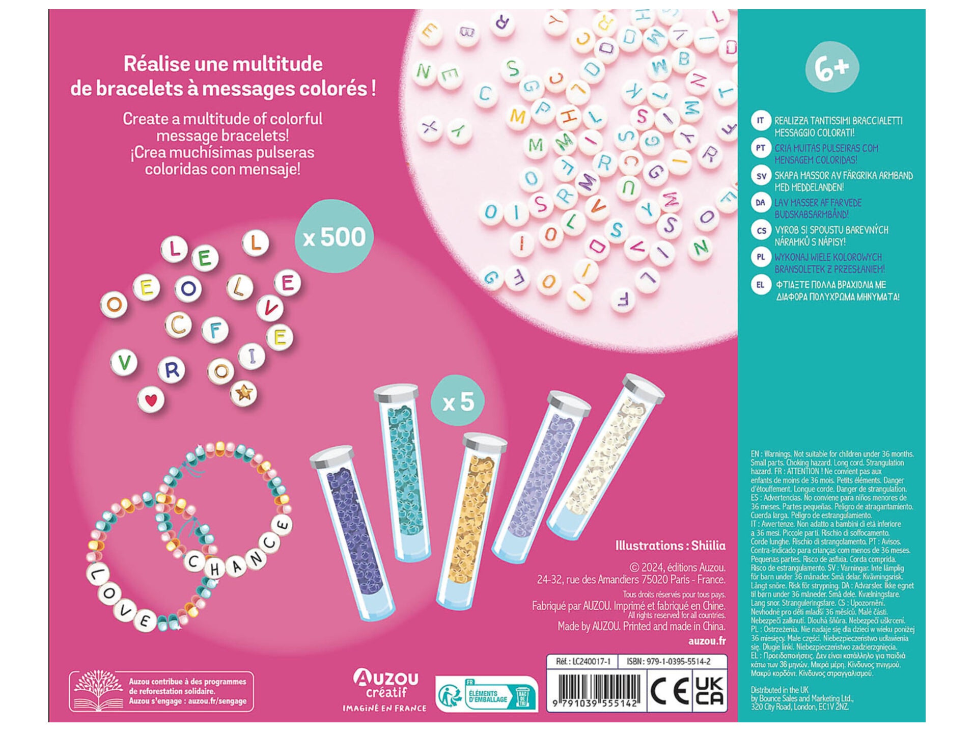 achat Mon coffret d’artiste – Mes bracelets à messages