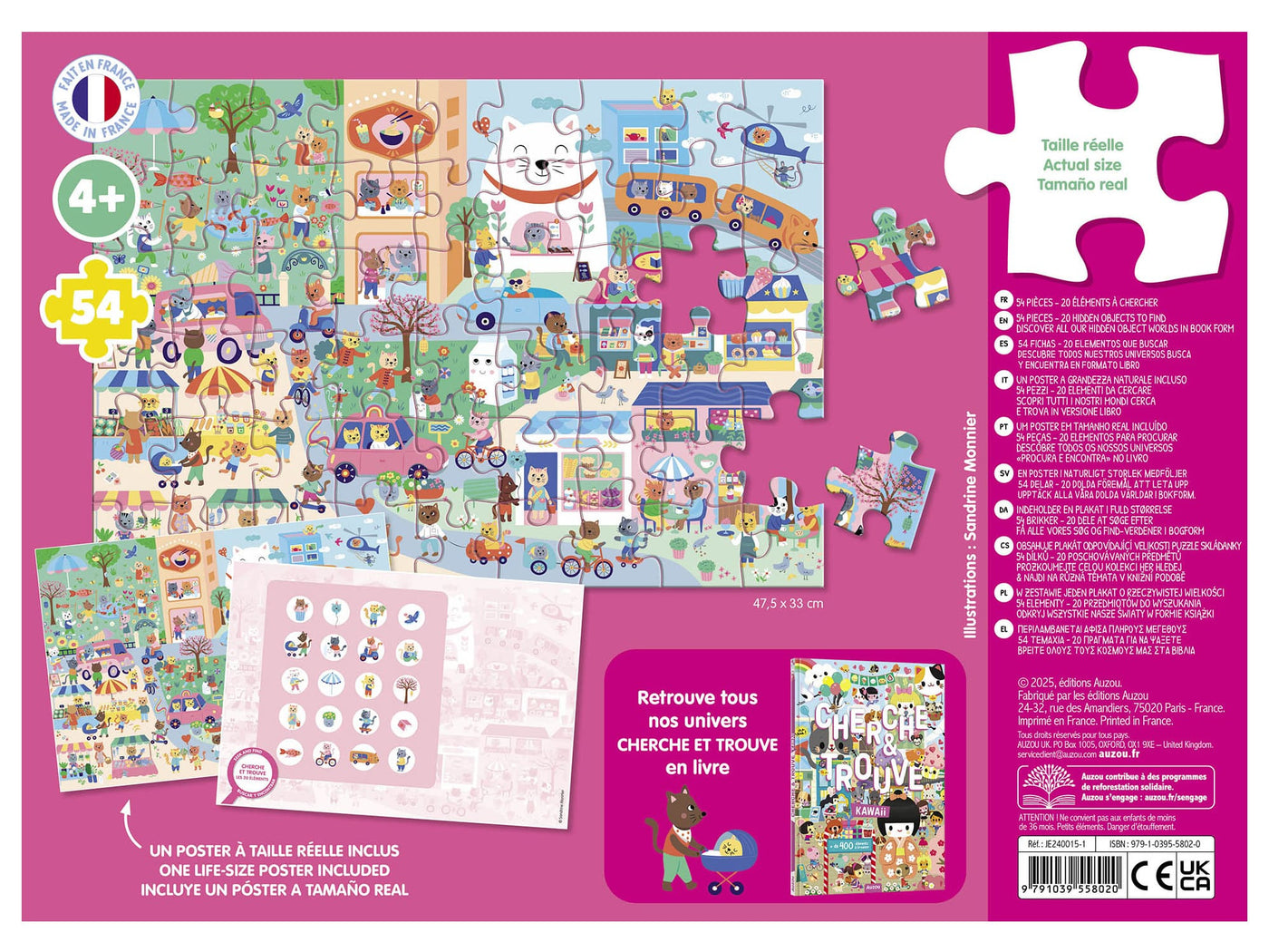 achat Puzzle cherche et trouve – Kawaii