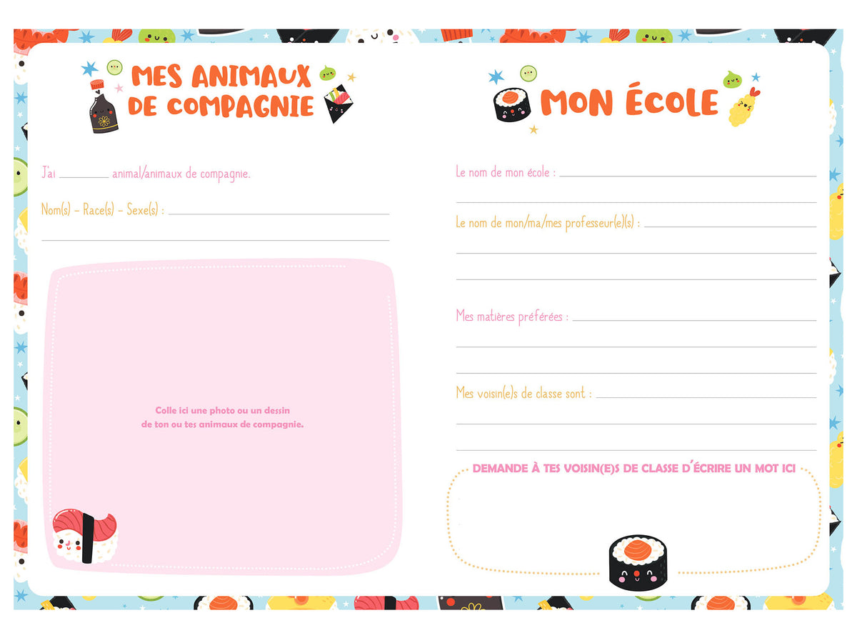achat Ma papeterie créative – Mon carnet Secret Bijou Kawaii - Auzou