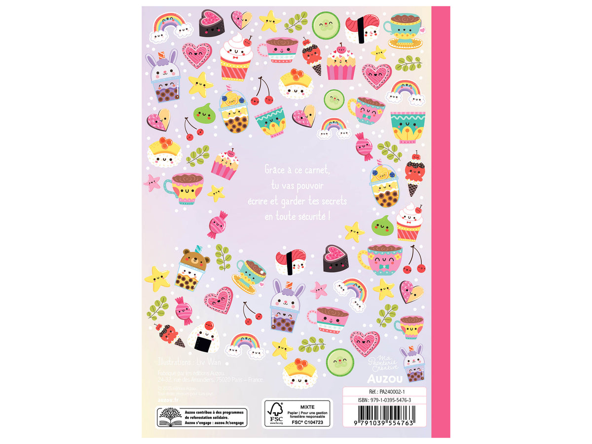 achat Ma papeterie créative – Mon carnet Secret Bijou Kawaii - Auzou