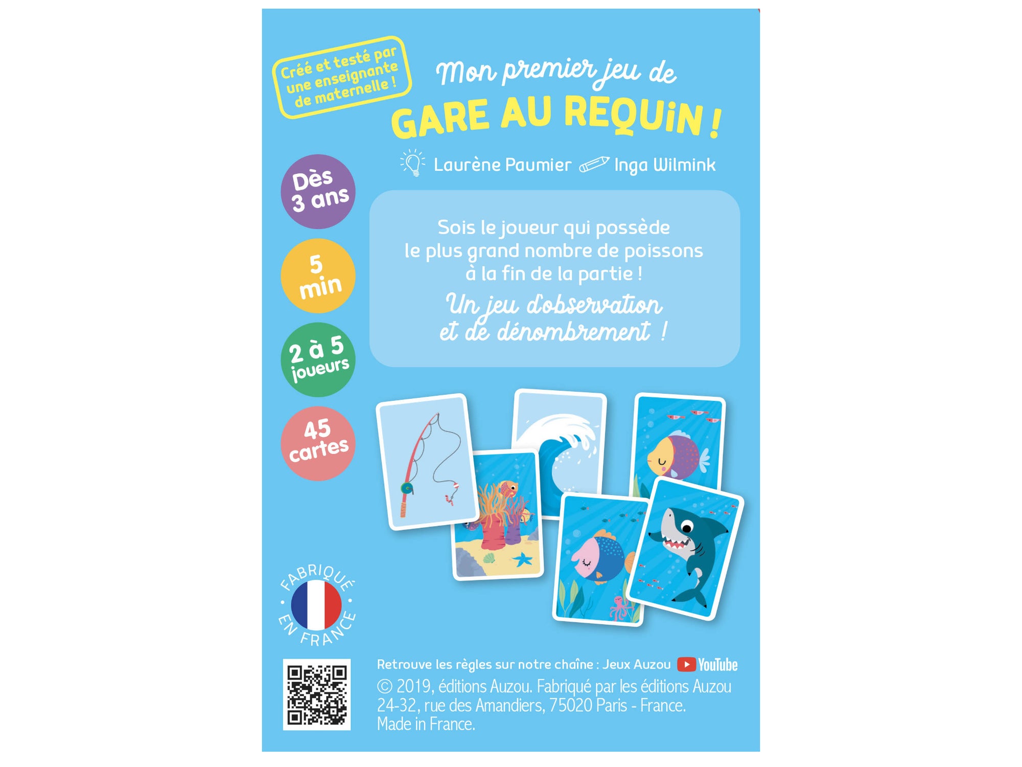 achat Jeux de cartes – Mon premier jeu de gare au requin !