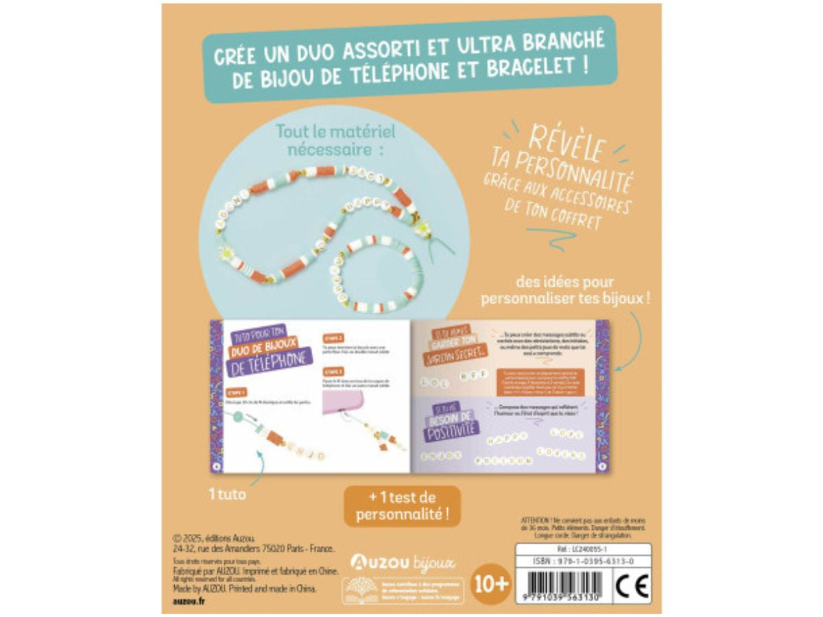 achat Mon duo de bijoux – Bracelet et bijou de téléphone à customiser