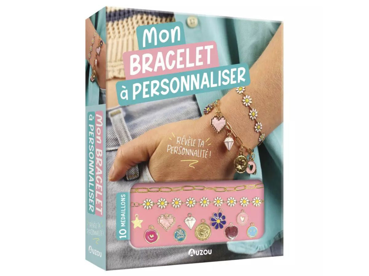 Achat Mon bracelet à personnaliser – Chaîne dorée & 10 médaillons
