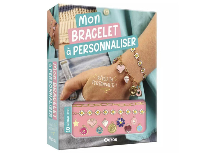 Achat Mon bracelet à personnaliser – Chaîne dorée & 10 médaillons