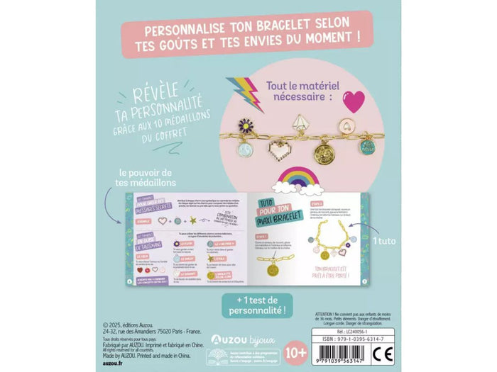 Achat Mon bracelet à personnaliser – Chaîne dorée & 10 médaillons