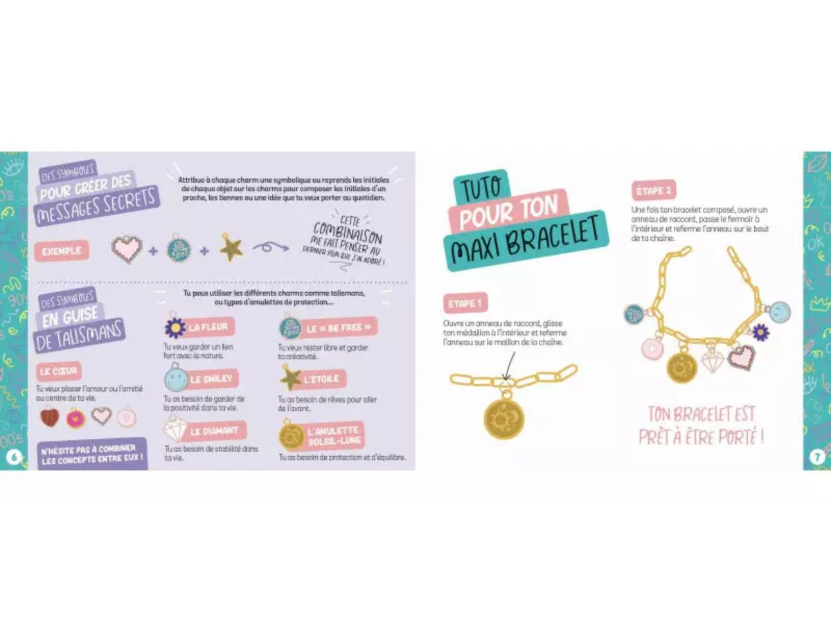 Mon bracelet à personnaliser – Chaîne dorée & 10 médaillons