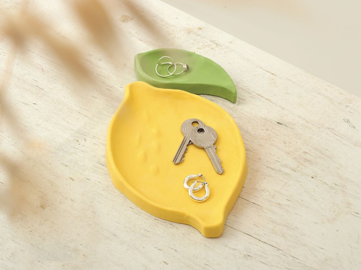 achat Kit DIY Jesmonite Vide-poches Citron