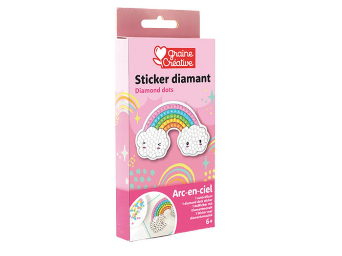 Achat Kit DIY Diamant Mosaïque Sticker – Arc-en-Ciel