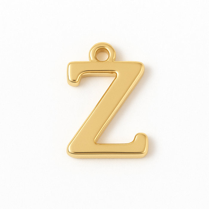 Achat Breloque lettre Z en laiton plaqué or 18 K