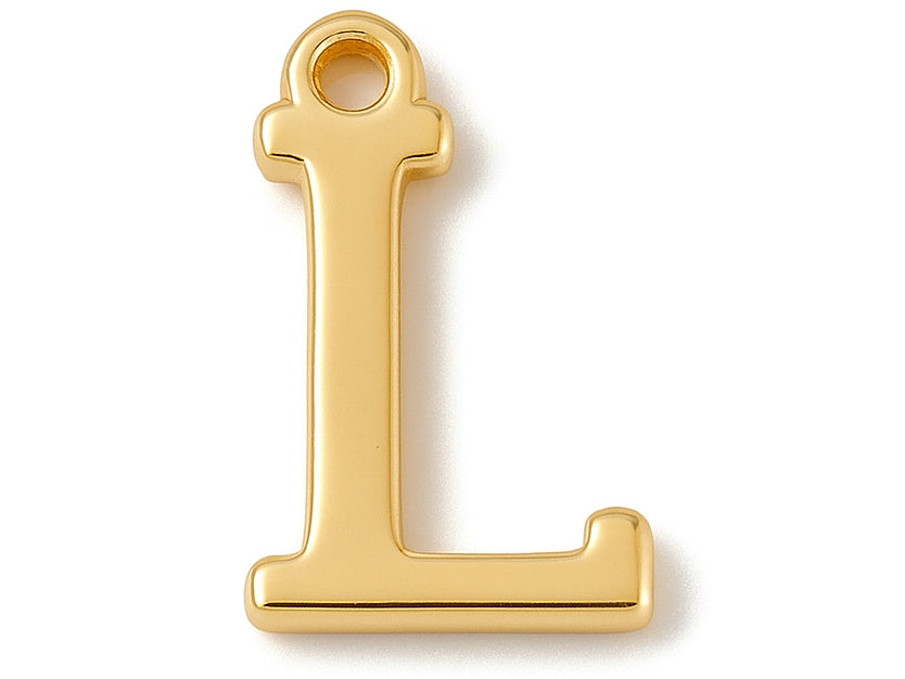 Achat Breloque lettre L en laiton plaqué or 18 K