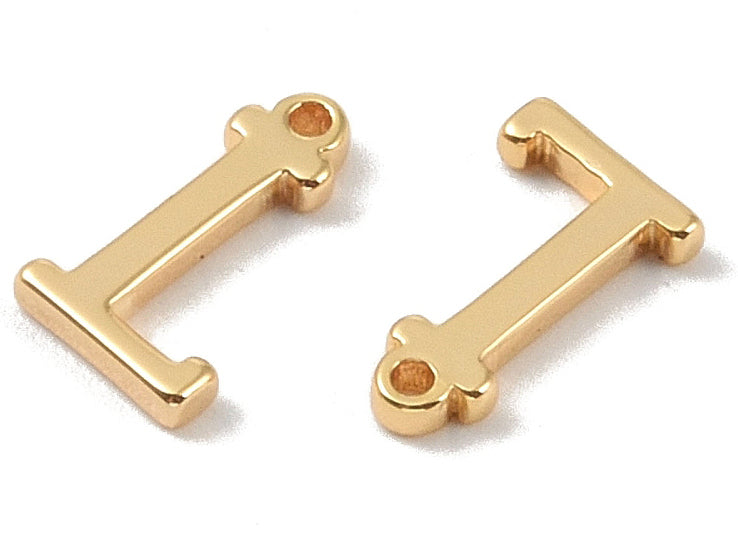 achat Breloque lettre L en laiton plaqué or 18 K