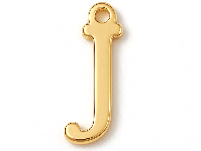 Achat Breloque lettre J en laiton plaqué or 18 K