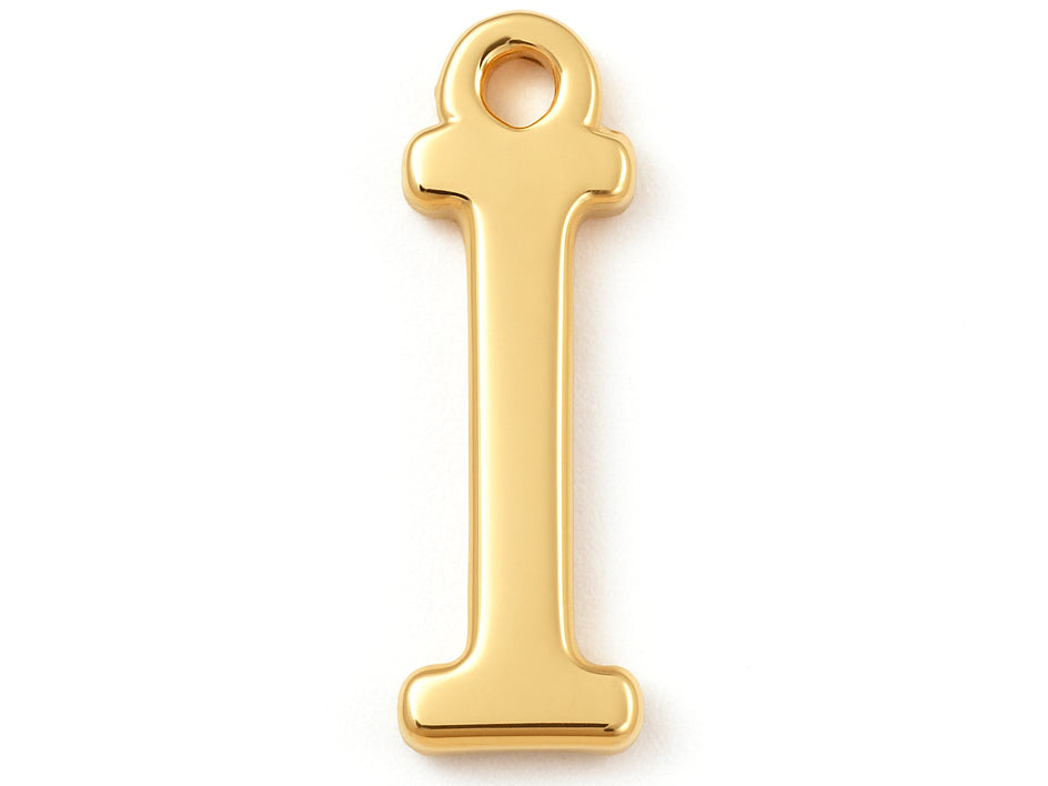 Achat Breloque lettre I en laiton plaqué or 18 K