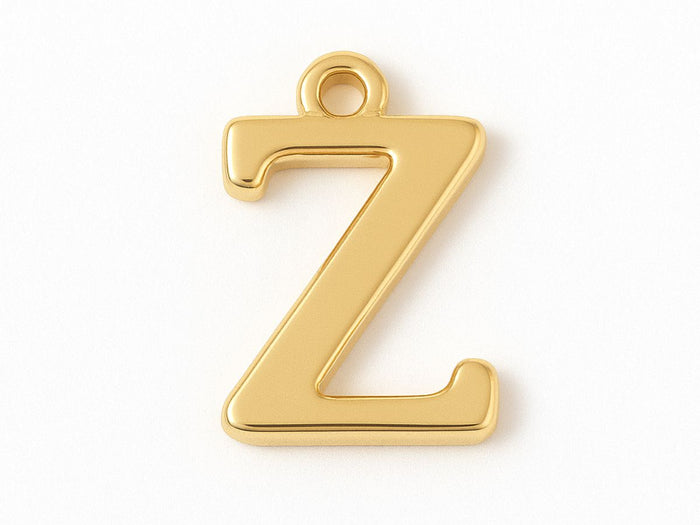 Achat Breloque lettre Z en laiton plaqué or 18 K