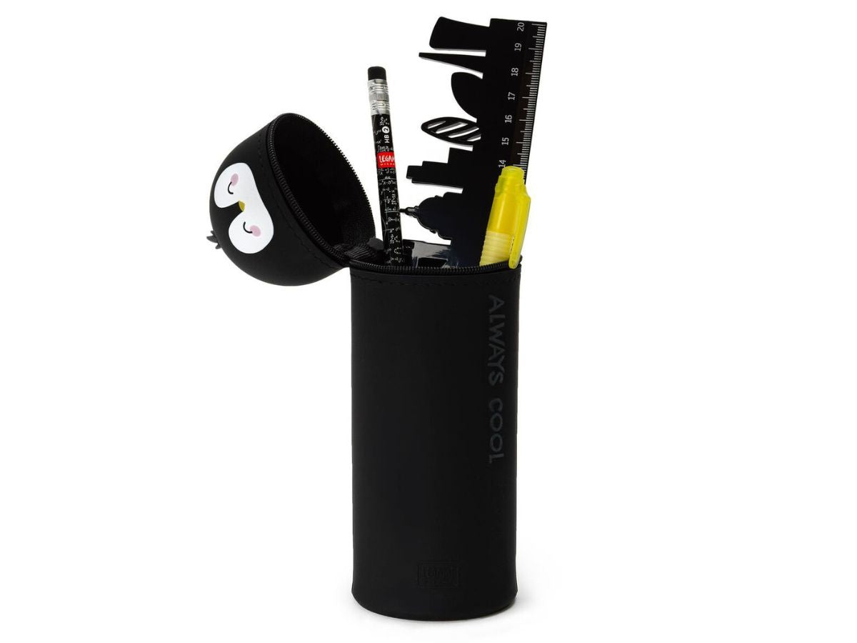 Achat Trousse Pingouin pot à crayons Kawaii - Legami