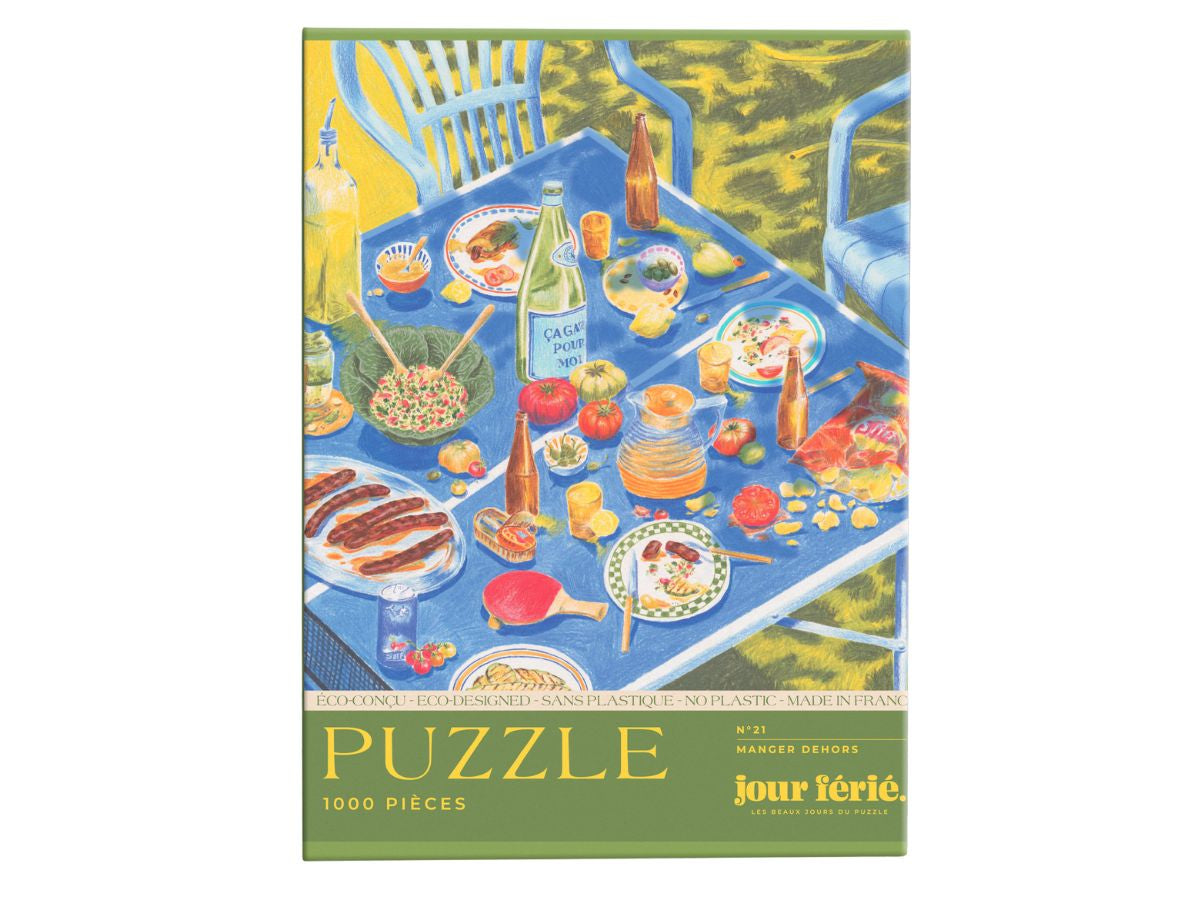 Achat Manger dehors puzzle 1000 pcs - Jour Férié